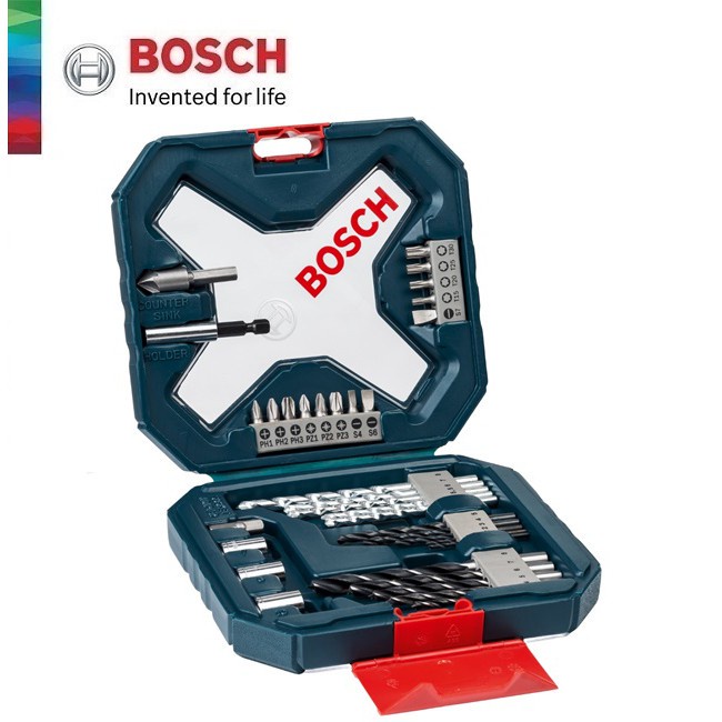 BOSCH 34pcs XLine Classic Drill & Screwdriver Bit Set 2607017405