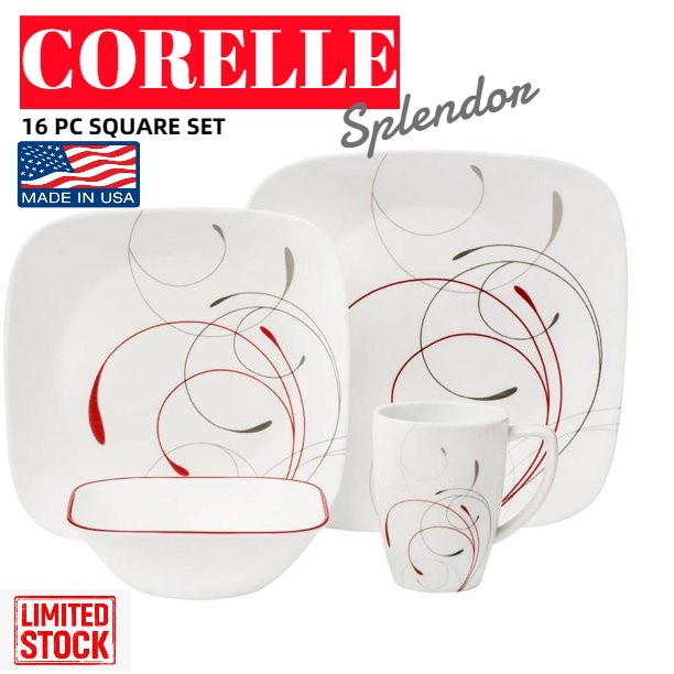 LIMITED STOCK !! Corelle Livingware Splendor 16Piece Dinnerware Set