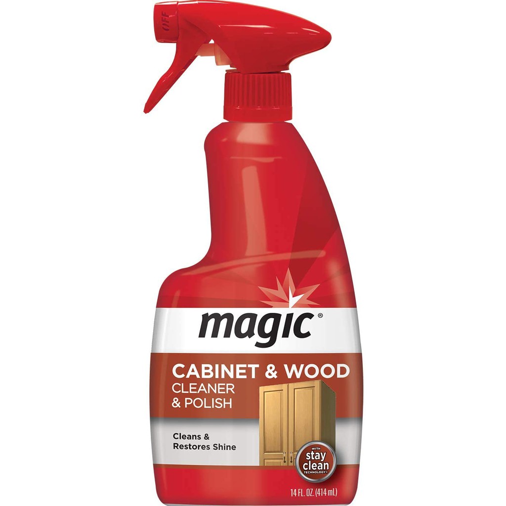 Magic Wood Cleaner And Polish 414 Ml Furniture Table Chairs Wood Cabinets Clean And Restore Shine Shopee Malaysia