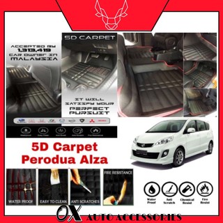Kapet Alas Kaki Kereta 5d Floor Mat Carpet Proton Shopee Malaysia