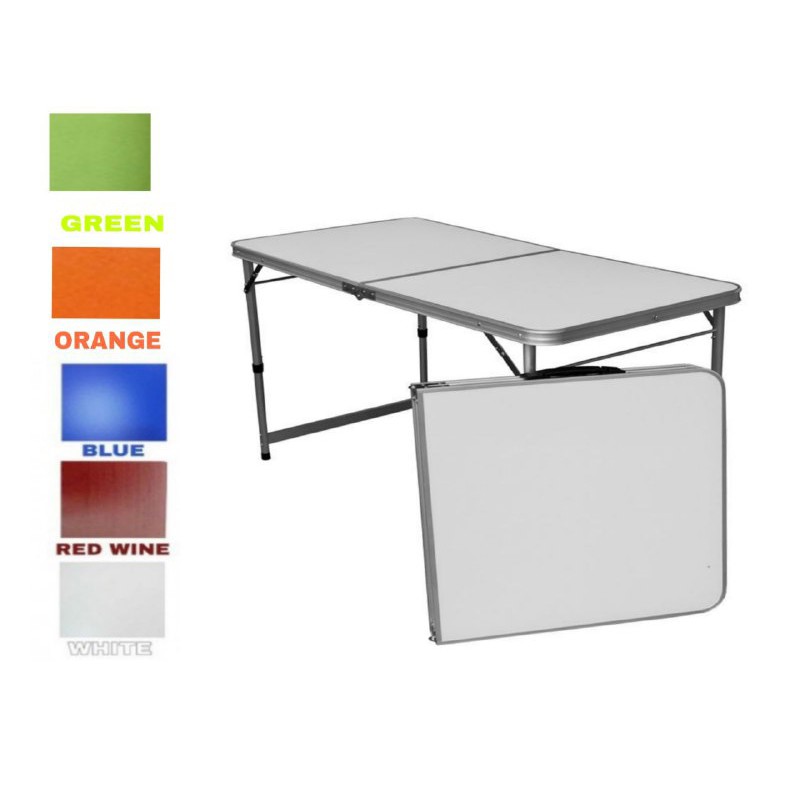 Foldable aluminium table MEJA  LIPAT  Shopee Malaysia 