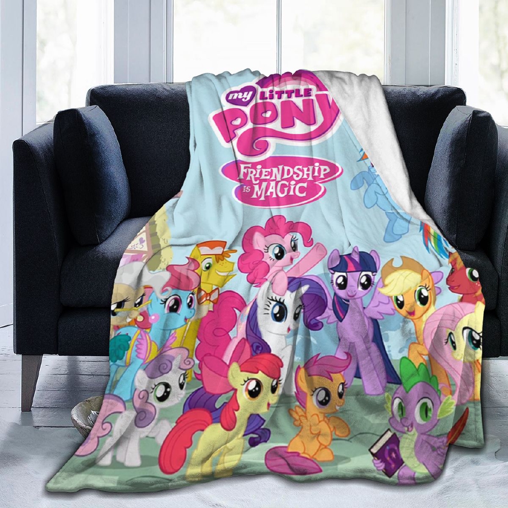 My Little Pony Friendship Is Magic Sofa Blanket Ultra Soft And Warm Throw Blankets For Couch Bed Outdoor Shopee Malaysia