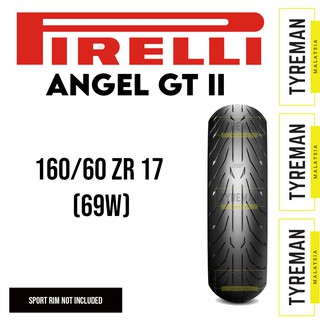 Pirelli Angel Gt 2 1 70 17 160 60 17 180 55 17 190 55 17 Tl Shopee Malaysia