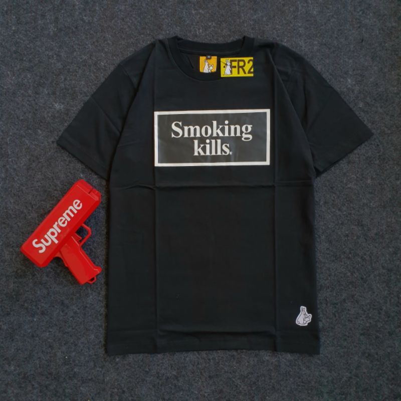 Fr2 T Shirt Smoking Kills Premium Box Logo Shopee Malaysia