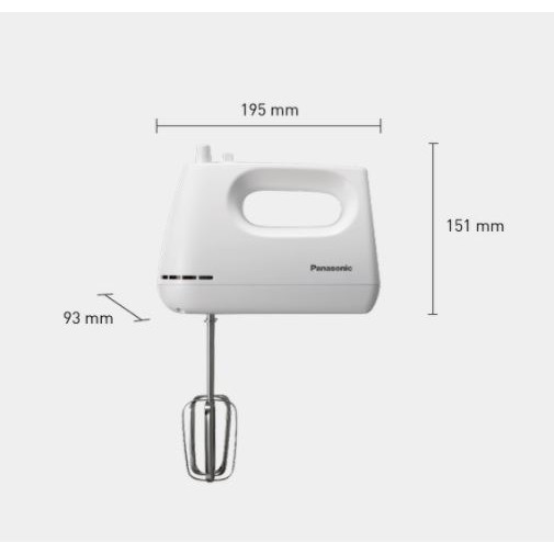 [𝐄𝐚𝐬𝐭 𝐌𝐚𝐥𝐚𝐲𝐬𝐢𝐚] Panasonic 5 Speed Hand Mixer - MK-GH3WSK