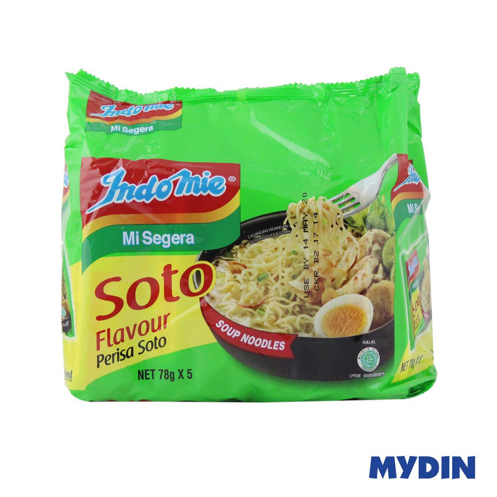 Indomie Instant Noodles Soto 5s X 78g 