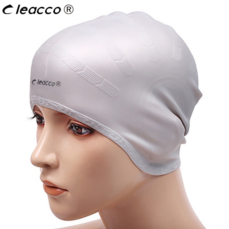 Ear Protection Swimming Cap Brand Genuine Korean Design Long Hair Men