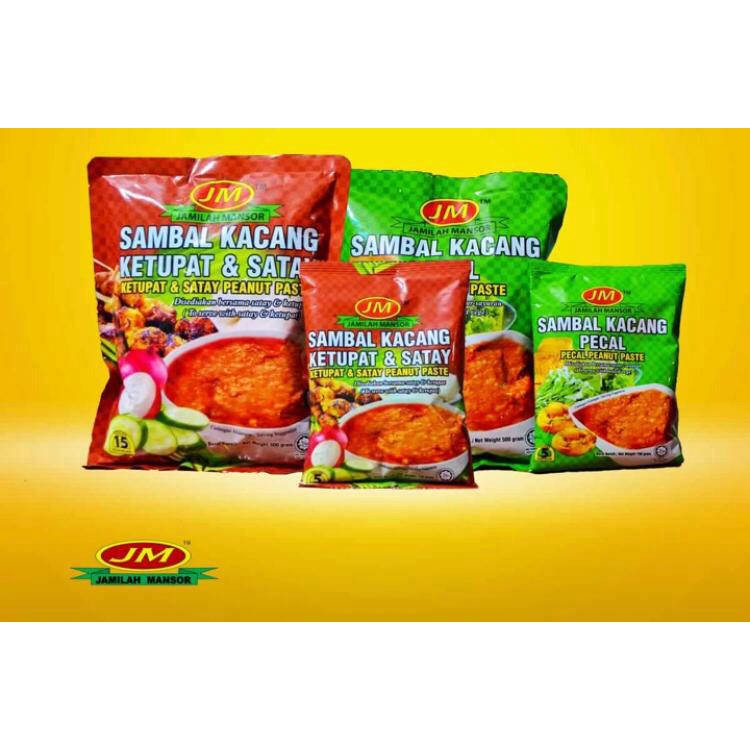 Jm Sambal Kacang Ketupat Satay Sambal Kacang Pecal By Jamilah Mansor 5 Hidangan 150gm 15 Hidangan 500gm Shopee Malaysia