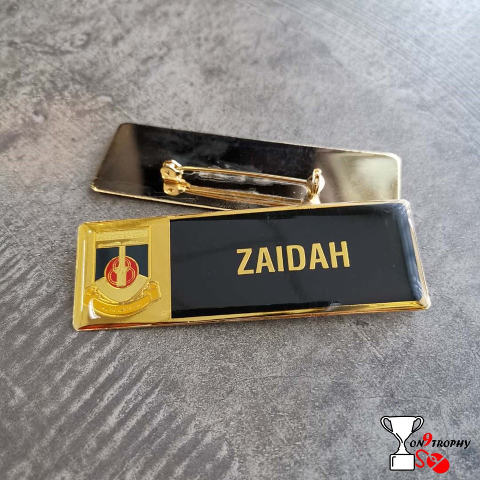 Name Etching Epoxy Pin Custom Made Shopee Malaysia