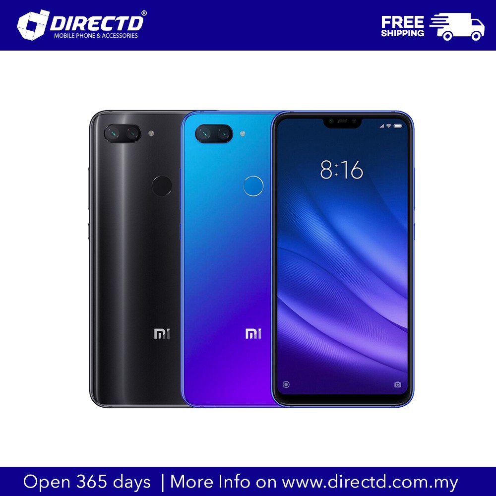 Xiaomi Mi 8 Lite - Midnight Black/Aurora Blue (4GB RAM 