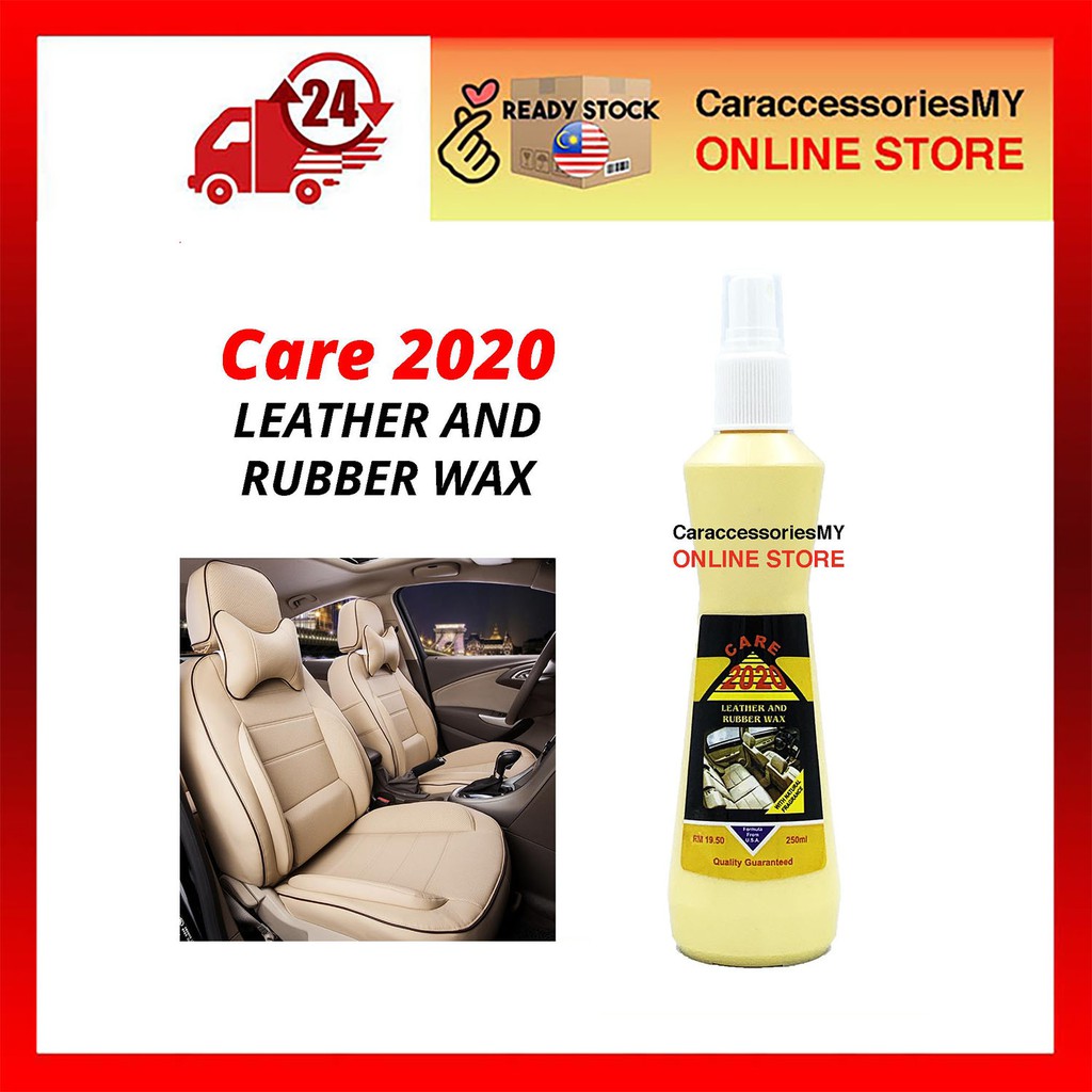 Care 2020 Leather and Rubber Wax 250ML kulit sofa kereta wax car care 车皮保护