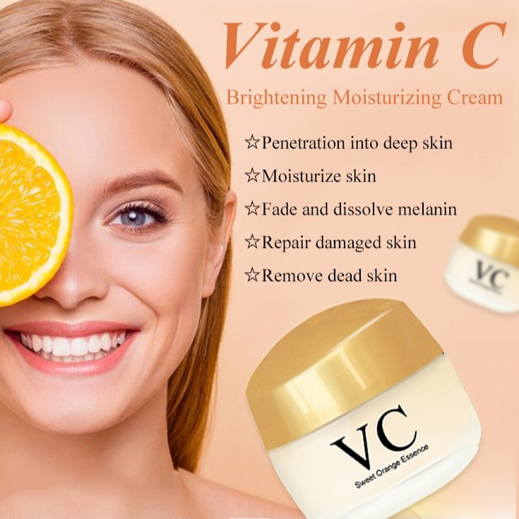 VC Sweet Orange Essence Cream Women's Skin Cream Moisture Lock Cream ...