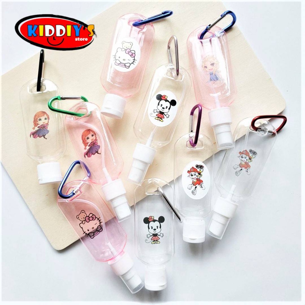 50ml Hand Sanitizer With Cute Stickers Gel Spray Flip Bottle Marshall