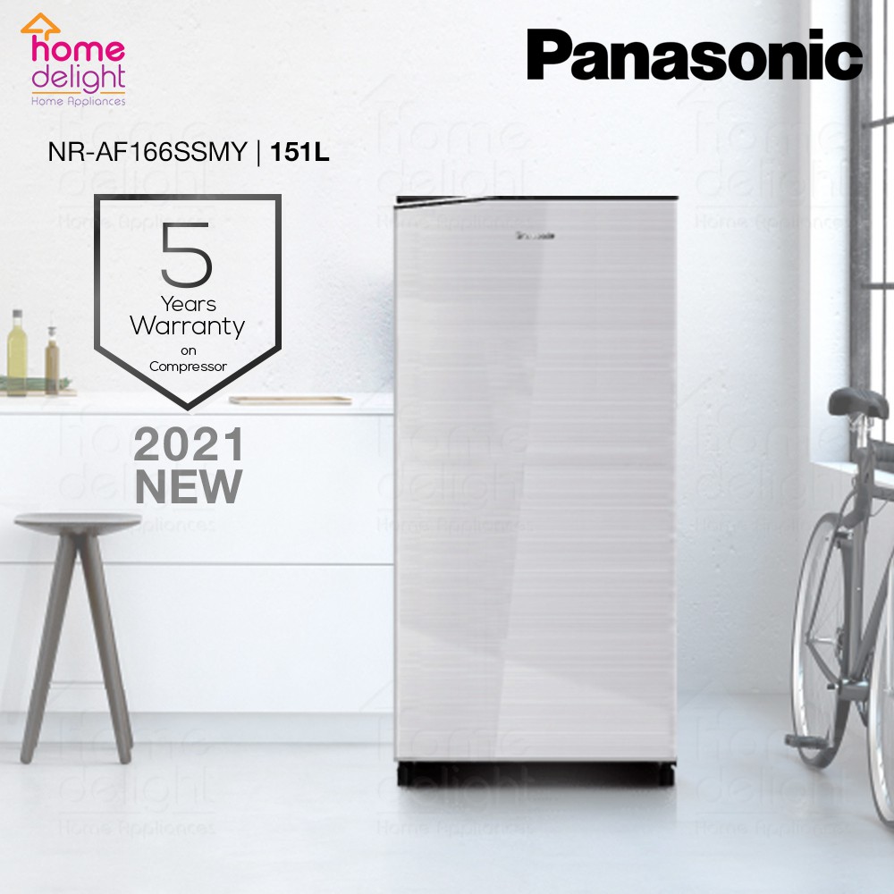 Panasonic Single Door Fridge 151L [ NRAF166SSMY / NRAF166SS