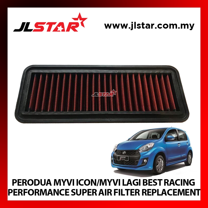 Perodua Myvi Icon Lagi Best Racing Performance Drop In Car Reusable Air Filter Save Money Increase Engine Power Shopee Malaysia