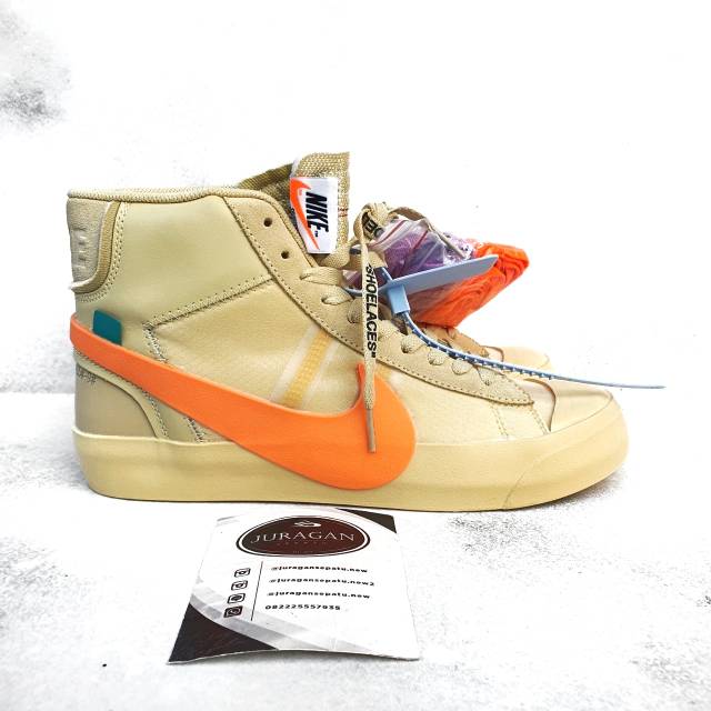 Nike Blazer Mid X Off White All Hallows Eve Shopee Malaysia