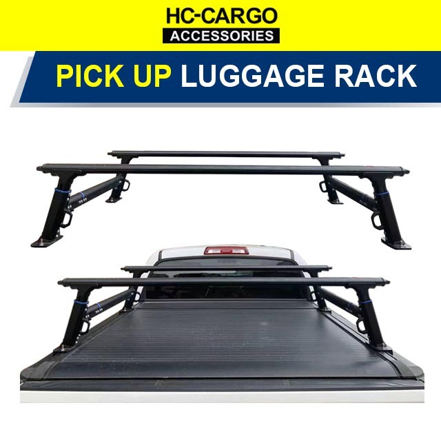 Car roof rack Pickup Truck Trunk Modification Luggage Rack Cross Rail Car Rear Bucket Roller Shutter Cover Crossbar Rail