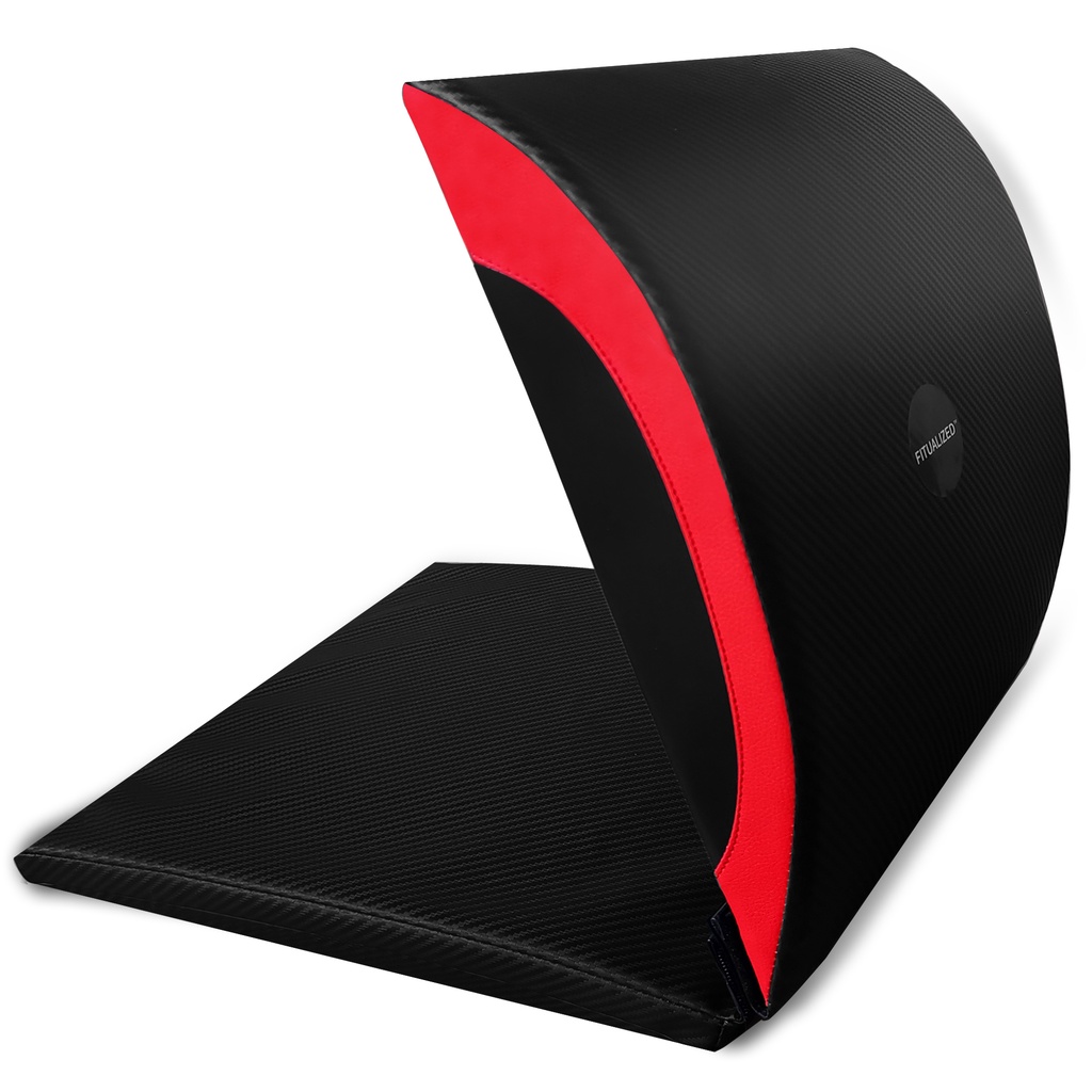 FITUALIZED Ab Mat with Tailbone Protector AbMats for Sit Ups Ab Workout Mat Full Range of