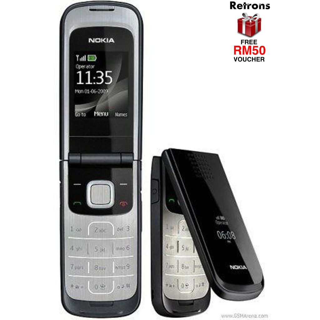 Original Refurbished Nokia 2720f Flip Phone 2720 Fold 2009 Year Model 1 Month Warranty Free Rm50 Voucher Shopee Malaysia