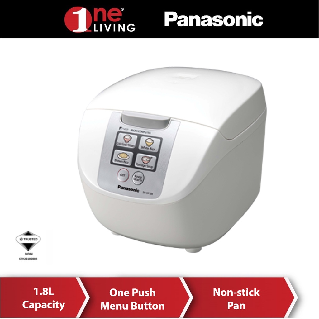 Panasonic Jar Rice Cooker (Microcomputer) SR-DF181WSK | Shopee Malaysia