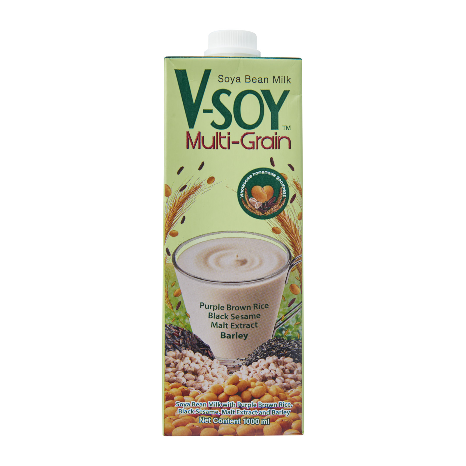 V-SOY Multi Grain Soy Bean Milk 1L - Malaysia | Shopee ...