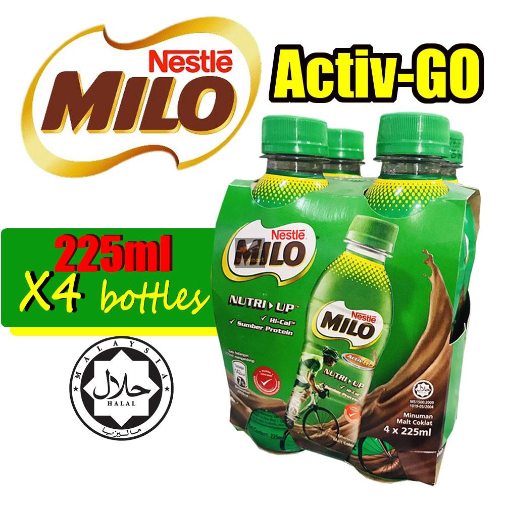 Nestle Milo Activ Go Nutri Up Ml X Bottle Rtd Uht Halal Milo Drink