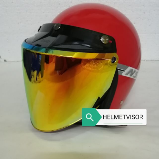 TOPI KELEDAR MOTOSIKAL TOPI MOTOR TOPI MOTORCYCLE HELMET WITH V-SHAPE ...