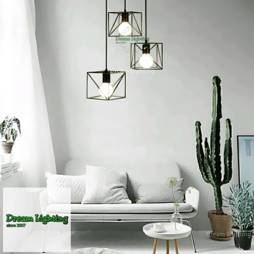 Dream Lighting (Type-B) (Set Of 3) Creative Pendant Light / Black ...