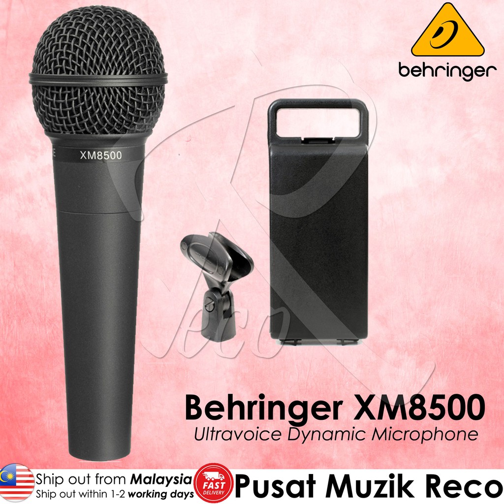 Behringer XM8500 Dynamic Vocal Microphone Shopee Malaysia