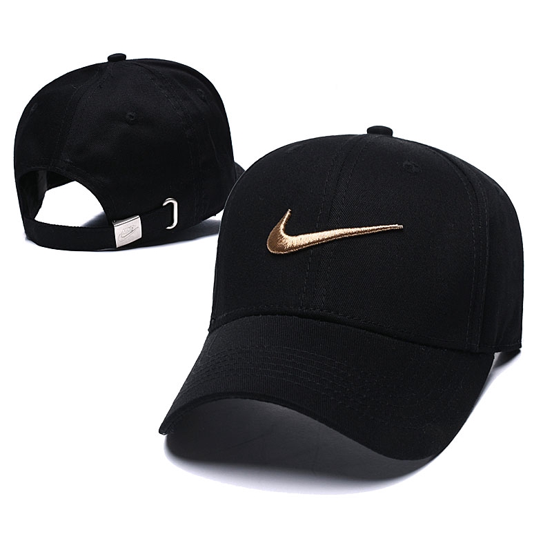 nike cap gold logo