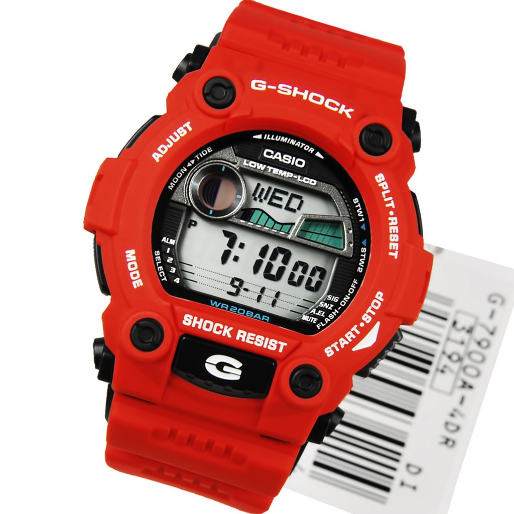 g shock g7900 red