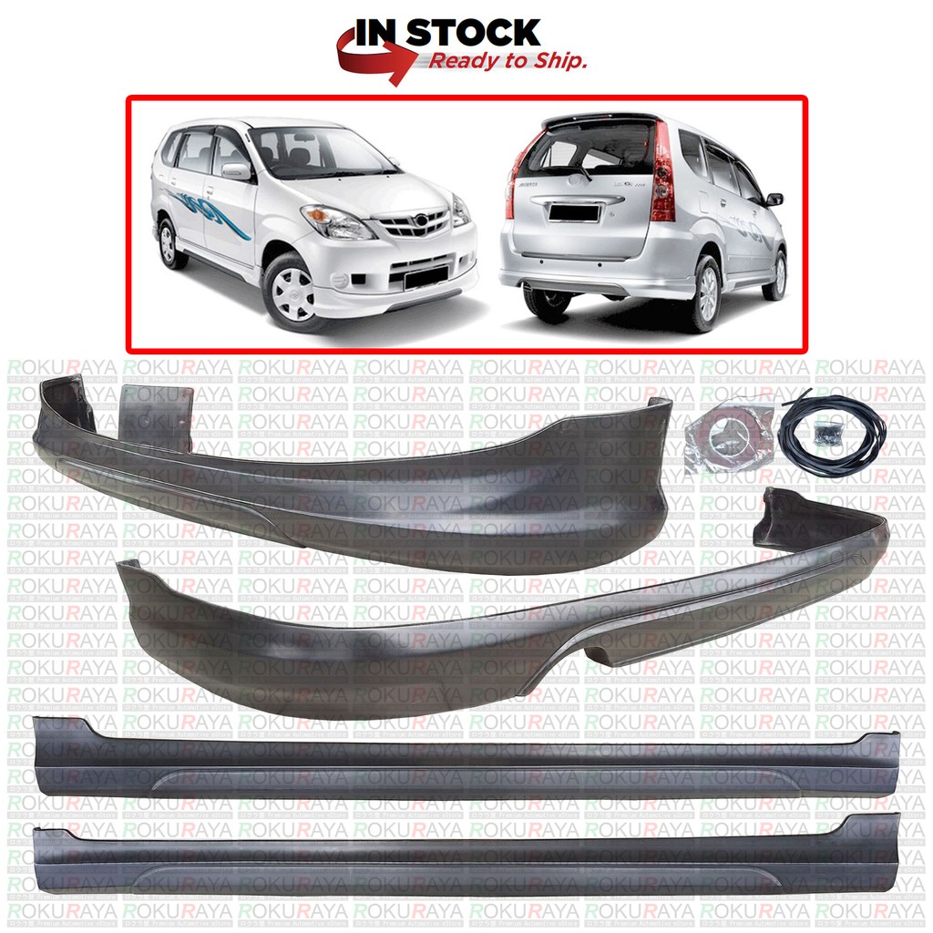 Toyota Avanza 1st Gen 2008 Facelift Oem Pu Getah Rubber Bumper Front