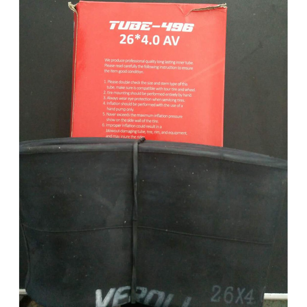 26 x 4 inner tube