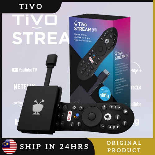 TiVo Stream 4K Streaming App and Live TV 4K UHD, Dolby Vision and