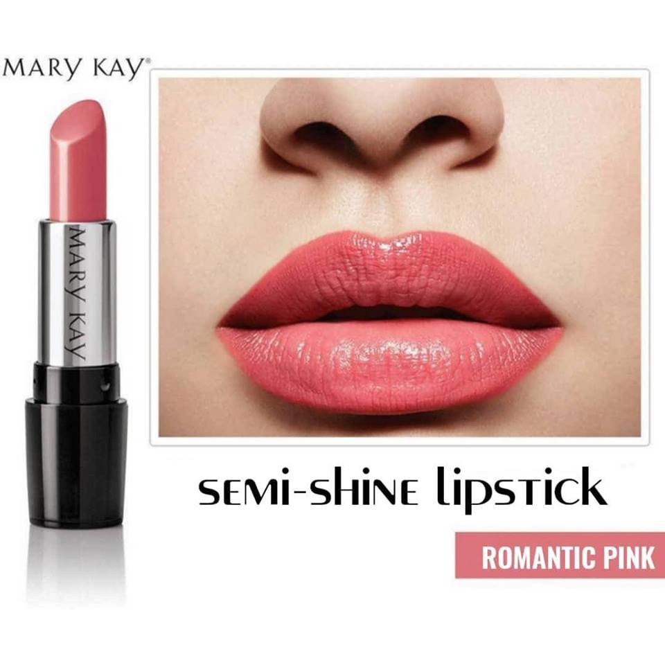 Mary Kay Gel Semi Shine Lipstick 3 6g Romantic Pink Shopee Malaysia