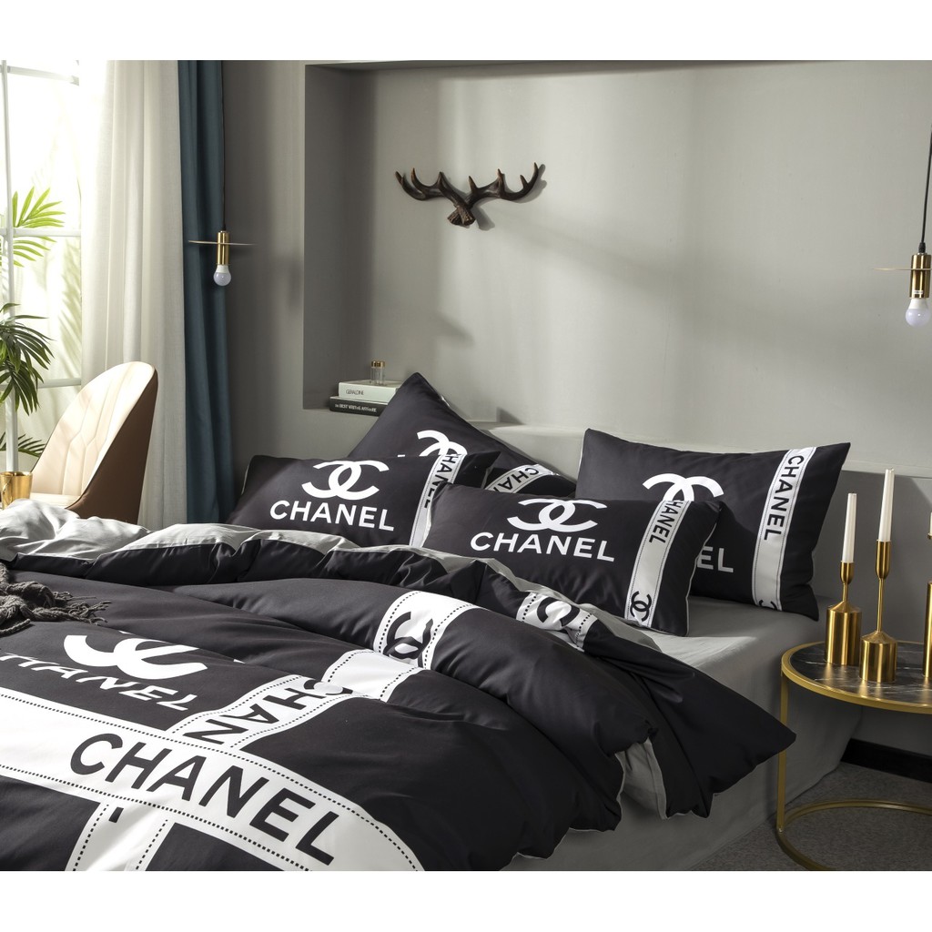 New Luxury Chanel Bedding Sets | Shopee Malaysia