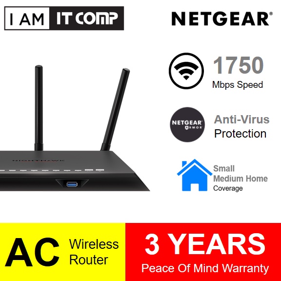 NETGEAR Nightwak Pro Gaming AC1750 XR300 WiFi Router ( XR300-100EUS ...