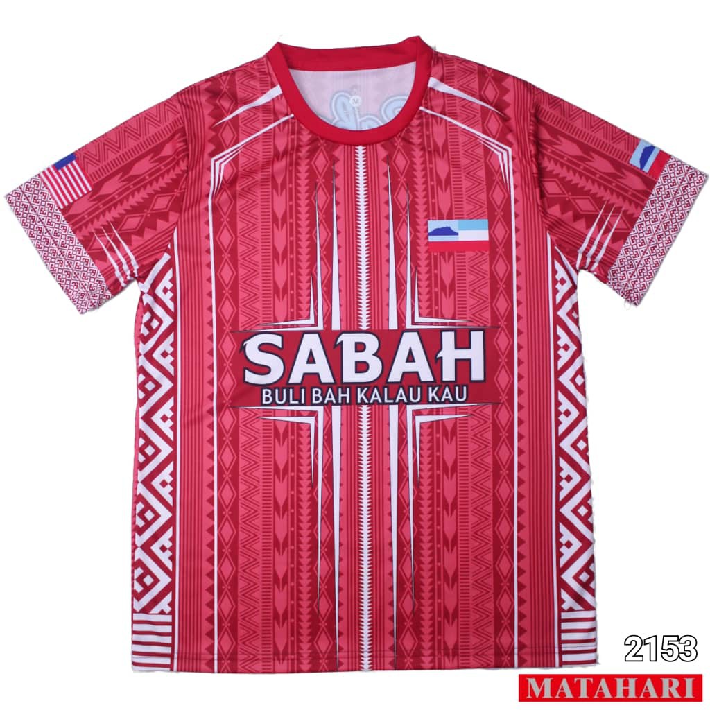 Sabah Red Jersey Sabah For Sabahan Tag Shopee Malaysia