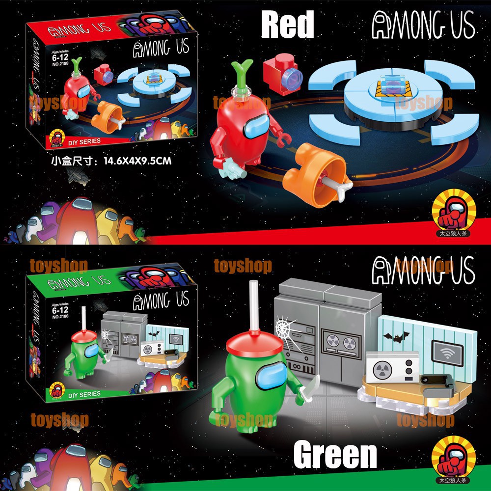 Quality Must 【2021 New Style】8 Pcs Lego Among us Minifigures 2 Hidden Dolls Building Blocks Toys Kids Gift Educat... - Image 5