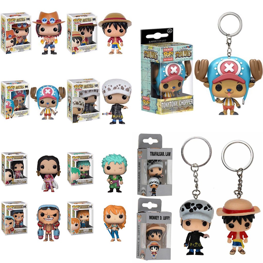 Funko Collectibles Anime One Piece Luffy Law Ace Chopper Vinyl Action