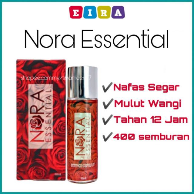 ready stock NORAESSENTIAL BREATH MOUTH | PERFUME MULUT | PEWANGI MULUT | SPRAY MULUT NORA ESSENTIAL