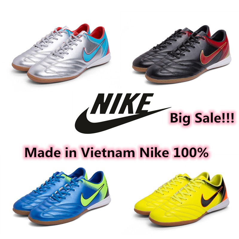 Made in vietnam Nike 100% TF Shoes Futsal SHOES / KASUT FUTSAL / SOCCER  SHOES | Shopee Malaysia