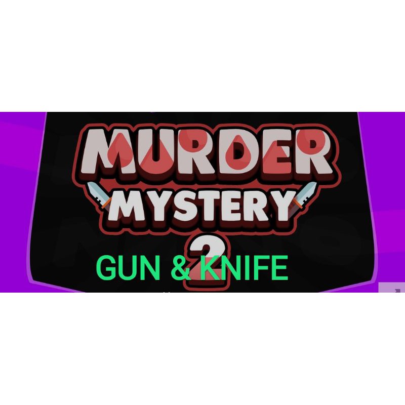 Murder Mystery Roblox Gun Knife Mm2 Shopee Malaysia