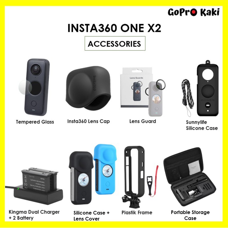 Insta360 One X2 Accessories ( Ship From Malaysia ) Shopee Malaysia