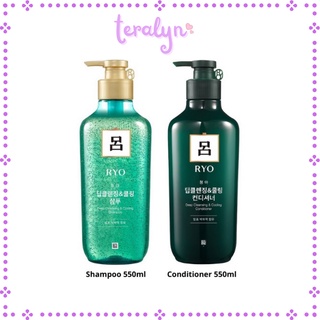 [Ready stock] Ryo Scalp Deep Cleansing Shampoo | Scalp Deep Cleansing Conditioner 550ml