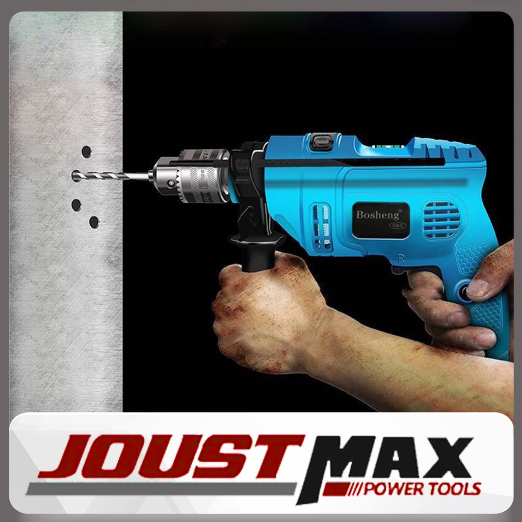 BOSHENG 710 Watts Electric Hammer Impact Drill Shopee Malaysia