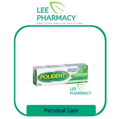 Polident Denture Adhesive Cream Fresh Mint 20g/60g [Personal Care][Oral Care]