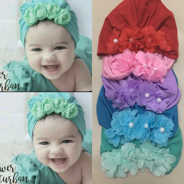 turban baby shopee