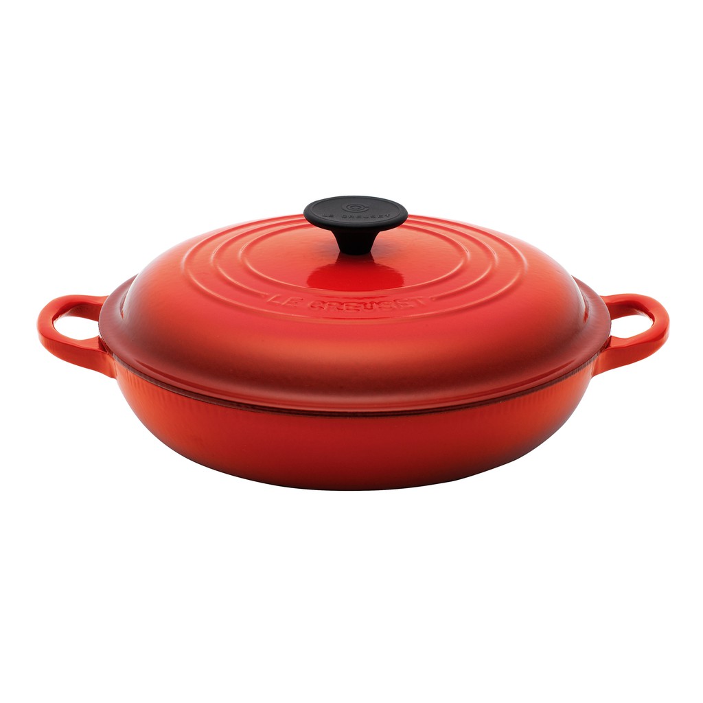 Le Creuset Buffet Casserole 26cm (Cherry Red) Classic Range Shopee