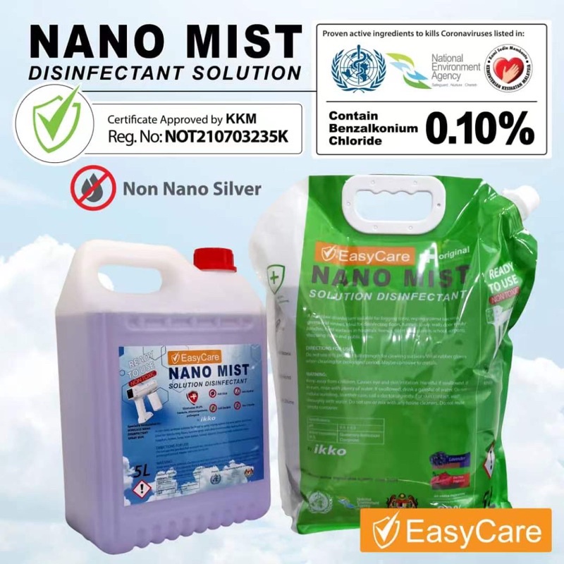 Easy care nano mist